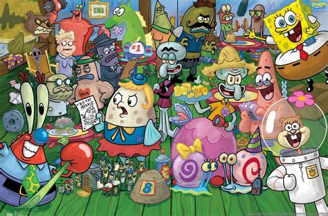 spongebob character gallery.